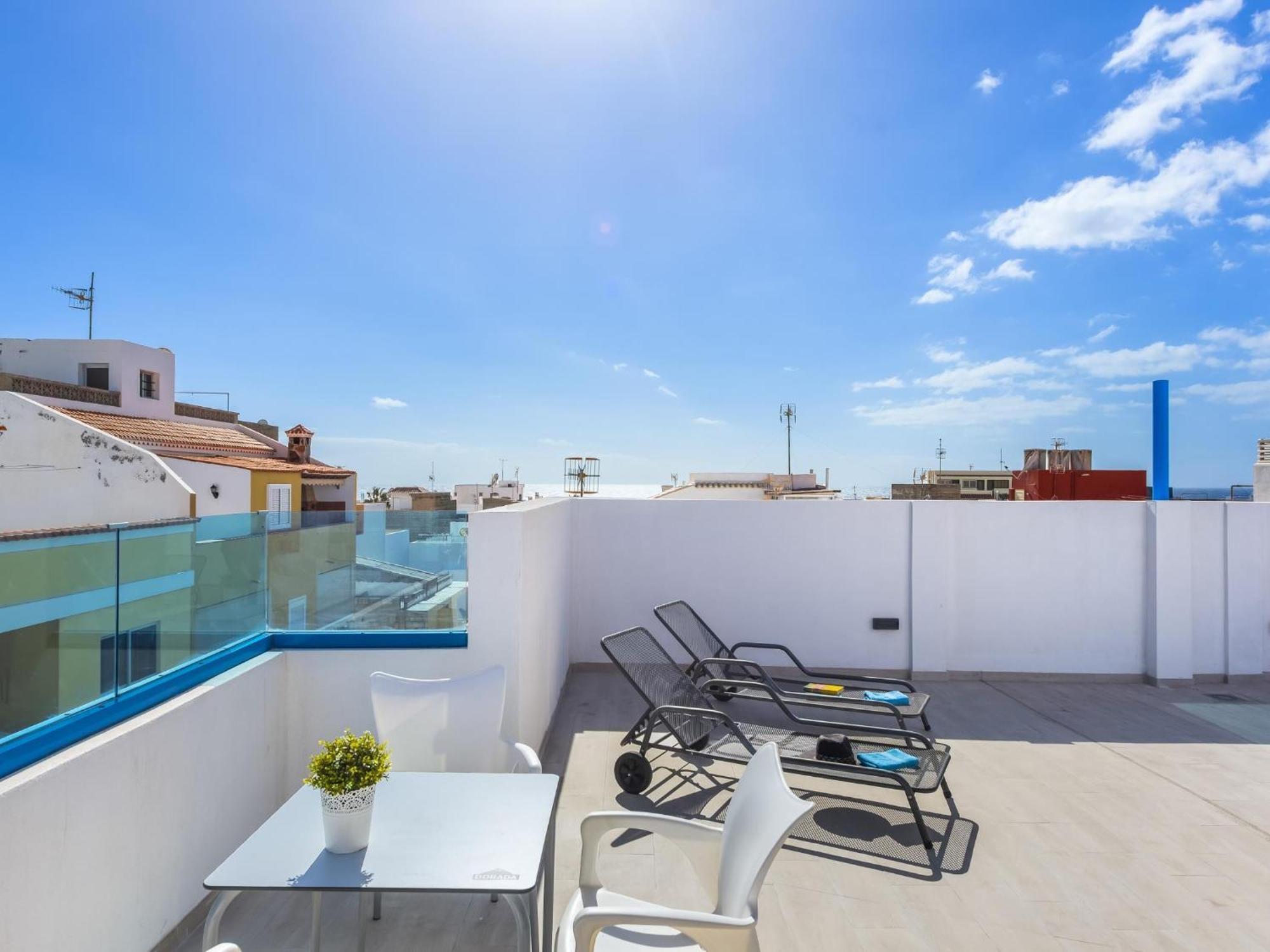 Okeanos Eco Guest House Los Abrigos Dış mekan fotoğraf