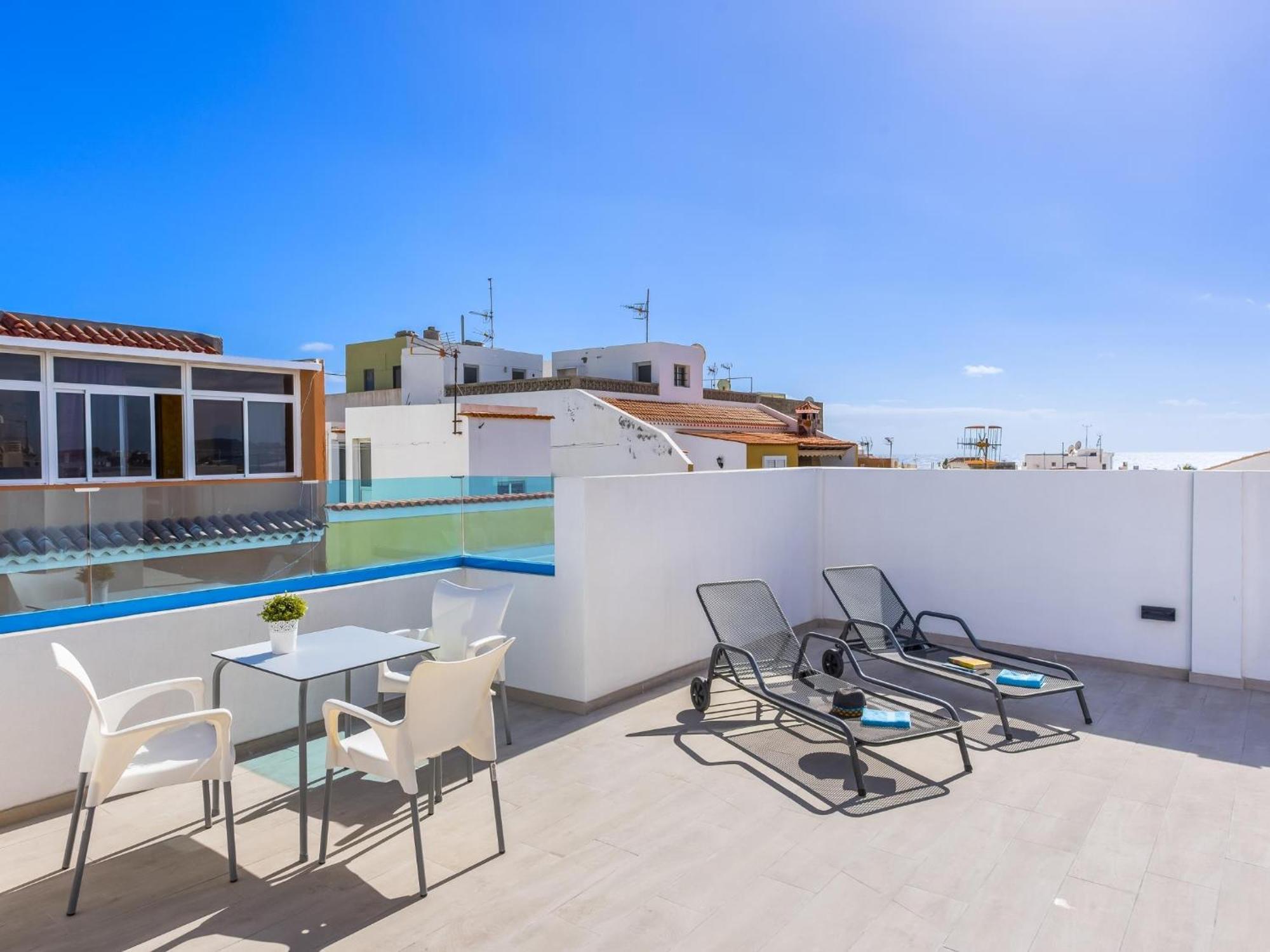 Okeanos Eco Guest House Los Abrigos Dış mekan fotoğraf